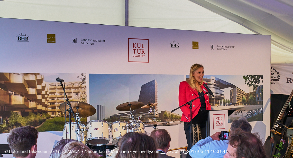 11. Mai 2017 - Grundsteinlegung für die LOGE und dem Kulturquadrat in Neuperlach